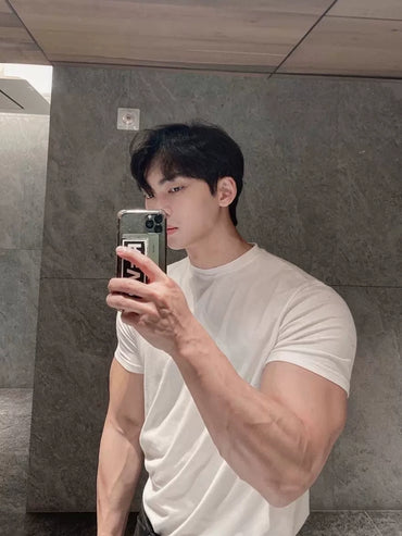 Workout Brothers Muscle Running Training Wear Short Sleeve T-Shirt