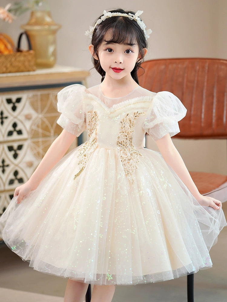 Girl June 1 Costume Kids Flower Girl Wedding Dress FARCENT Umbrella Princess Dress Little Girl Dress