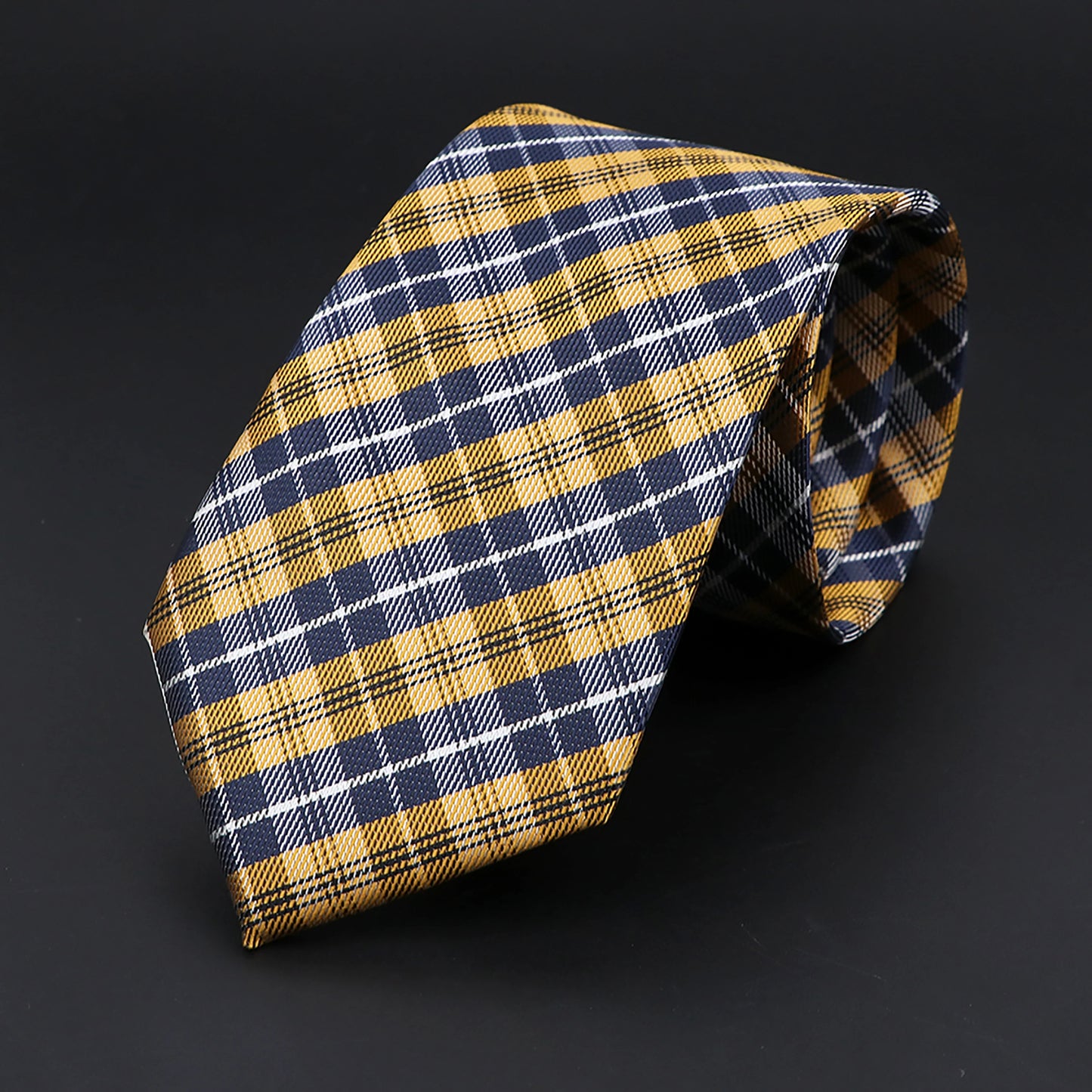 New Style Fashion Jacquard Paisley Striped Necktie For Men 7cm Dark Blue Black Formal Business Party Skinny Slim Cravat Tie Gift
