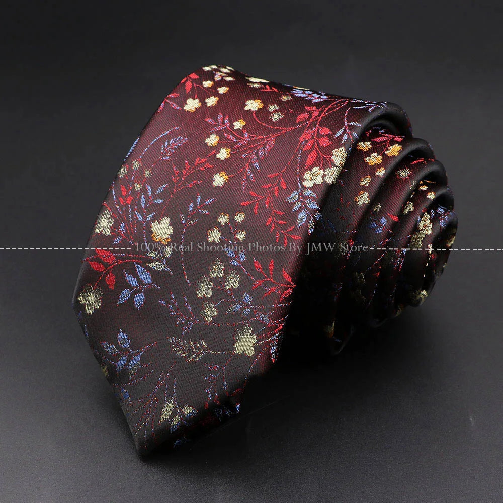 New Design Wedding Men Tie Wave Floral Fireworks MeteorFlower Neckties Men Business Dropshipping Groom Collar Accessories Gift