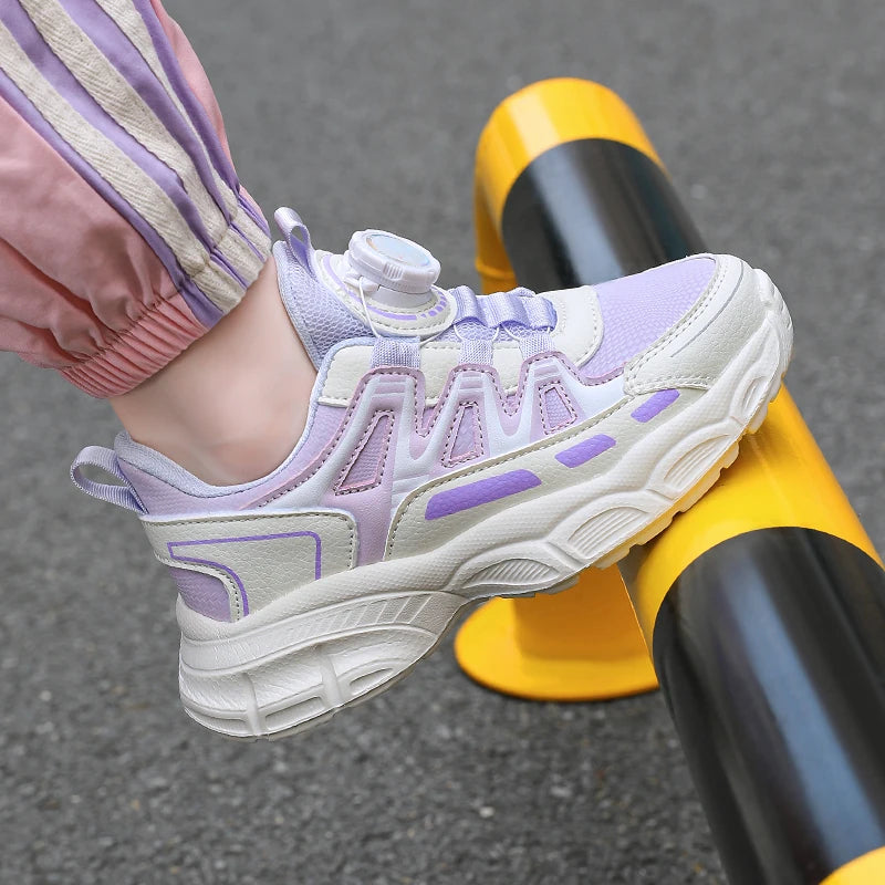 New Children Shoes Boys Fashion Sneakers Girls Sport Running Shoes Kids Breathable Casual Outdoor Walking Students Shoes Tennis