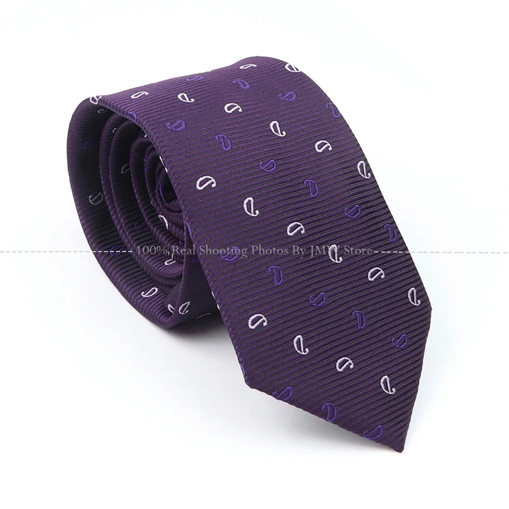 New Design Dot Wedding Men Tie Grey Blue Striped Paisley Flower Necktie Men Business Dropshipping Groom Collar Accessories Gift