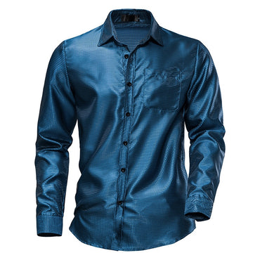 Men's Floral Black Dress Shirts 2022 Stylish New Long Sleeve Steampunk Shirt Men Party Club Bar Social Shirt Male Chemise Homme