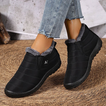 Waterproof Winter Boots for Women 2025 New Plush Snow Boots Women Ankle Boots Warm Black Couples Platform Shoes zapatos de mujer