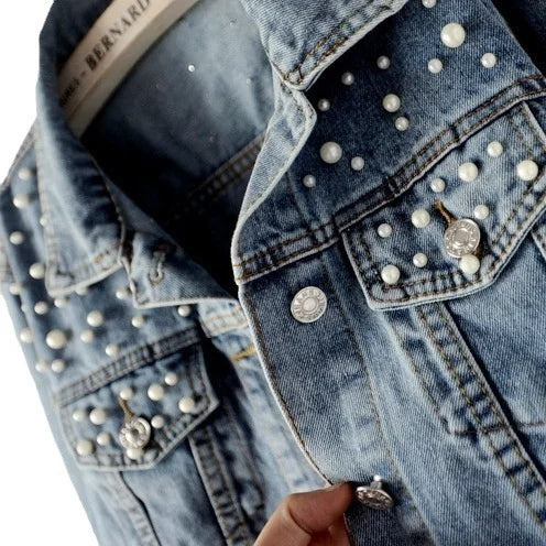 2025 Denim Coat Women Denim Coat Turn Down Collar Single Breasted Full Sleeve Jackets Loose Casual Regular Short Jacket