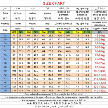 Jeans for Men Big Size 28-50 Denim Fabric Large Size Pants for Fat People 45-150kg Jeans Hombre Wide Leg Jeans Pantalon Homme