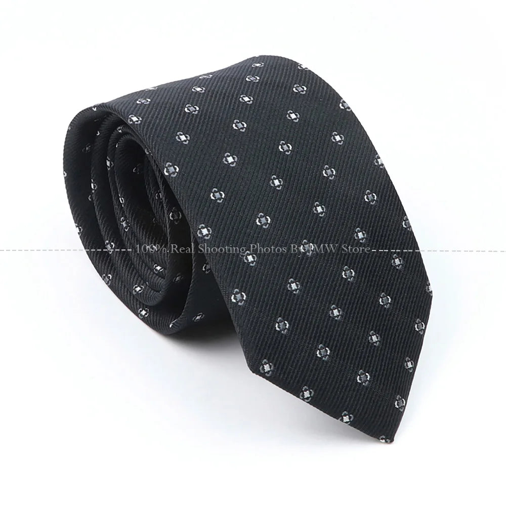 New Design Dot Wedding Men Tie Grey Blue Striped Paisley Flower Necktie Men Business Dropshipping Groom Collar Accessories Gift