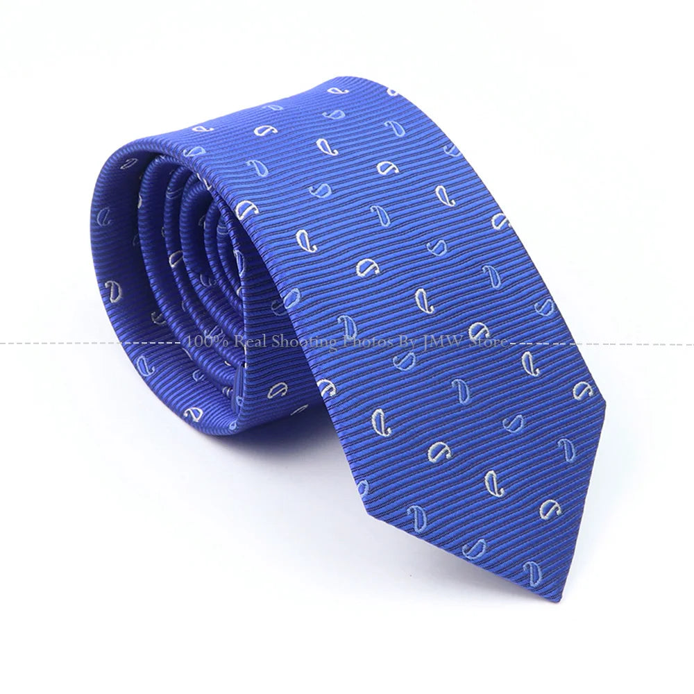 New Design Dot Wedding Men Tie Grey Blue Striped Paisley Flower Necktie Men Business Dropshipping Groom Collar Accessories Gift