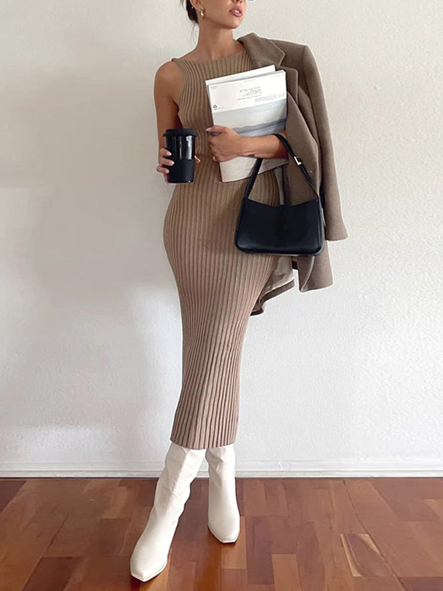 Sexy Women's Sling Print Long Dress