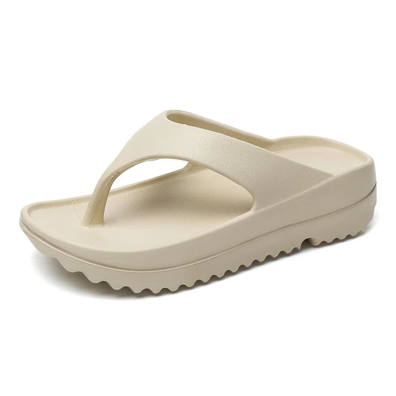 Asgard Summer Fashion Flip Flops For Women 2025 New Thick Soles Beach Sandals Comfort Soft Outdoor EVA Slippers Lafy Home Slides