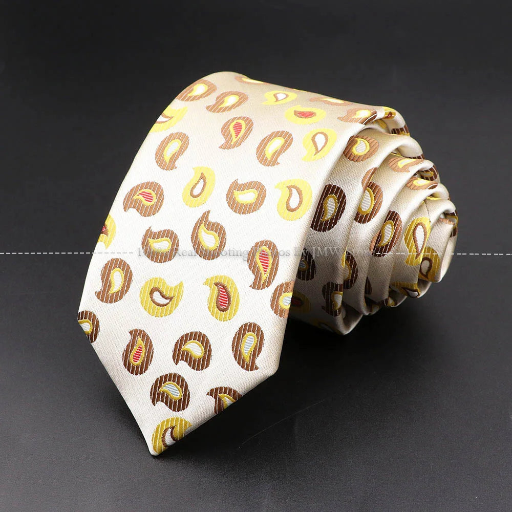 New Design Wedding Men Tie Wave Floral Fireworks MeteorFlower Neckties Men Business Dropshipping Groom Collar Accessories Gift