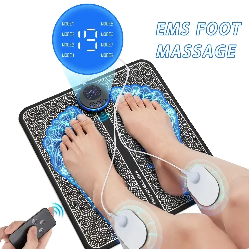 Electric Foot Massager Pad Muscle Massage Relaxation Trainer For Massage Fitness Outdoor Sport Home Family Relax