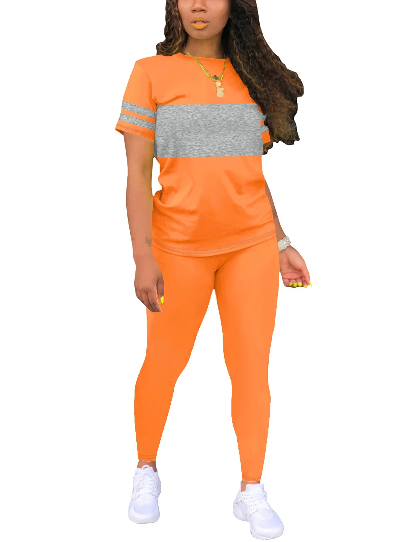 Women's Summer Casual Set Fashionable Comfortable Ensemble Ladies Clothing Outfit