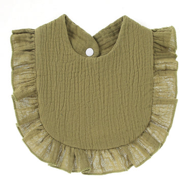 Baby Bibs Burp Cloths Lace Bibs Soft Cotton Adjustable Bib Korean Style Newborn Feeding Bibs Infants Saliva Towel