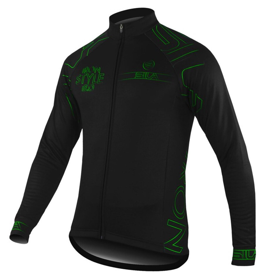Sila Usa Men's Bike Outdoor Sports Jacket Cashmere Warm Jersey Long Sleeve Winter Jacket Mountain Biking Long Cycling Jersey