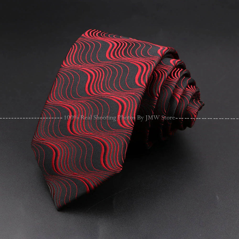 New Design Wedding Men Tie Wave Floral Fireworks MeteorFlower Neckties Men Business Dropshipping Groom Collar Accessories Gift