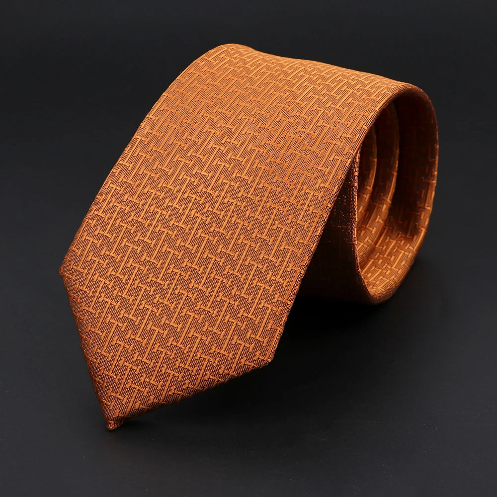 New Style Fashion Jacquard Paisley Striped Necktie For Men 7cm Dark Blue Black Formal Business Party Skinny Slim Cravat Tie Gift