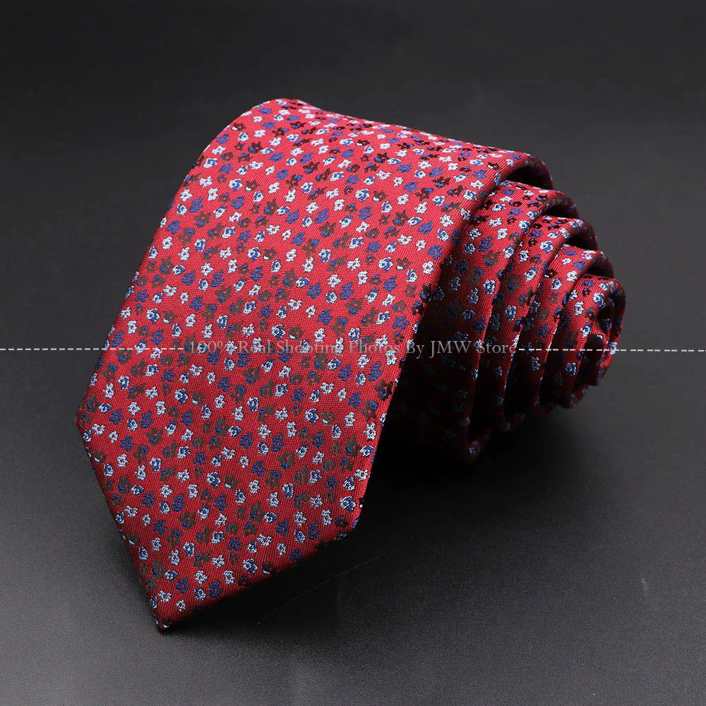 New Design Wedding Men Tie Wave Floral Fireworks MeteorFlower Neckties Men Business Dropshipping Groom Collar Accessories Gift