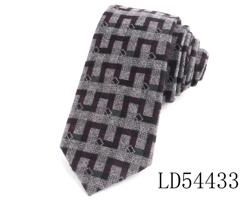 New Cotton Ties Casual Skinny Necktie For Party Boys Girls Plaid Neck Tie Wedding Necktie For Groom Neck Wear For Men Gravata