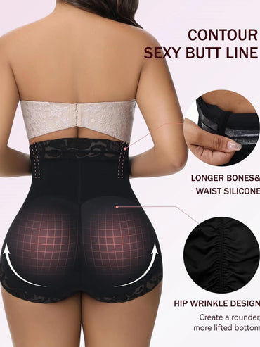 Fajas Colombianas Moldeadoras Tummy Control Shapewear Shorts Butt Lifter Panties Slimming Body Shaper Underwear