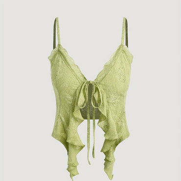 Summer Y2k Clothes Sexy Crop Tops Women's Corset Lace Bandage T-shirt Camisole Woman Sling Tank Top Fashion Sleeveless Waistcoat