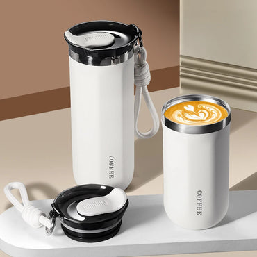 2025 New 304 Stainless Steel Insulated Water Cup Business Office Portable Cold Coffee Cup Advertising Gift Cup