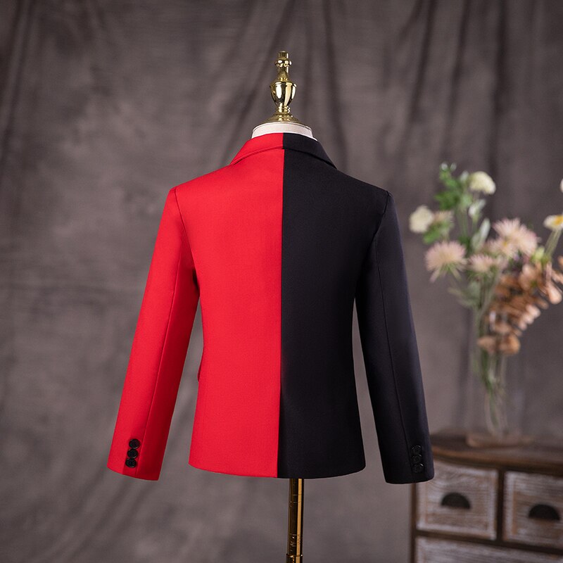 Boys Wedding Suit Children Stage Performance Formal Suit Flower Kids School Graduation Party Set Girl Piano Ceremony Costume