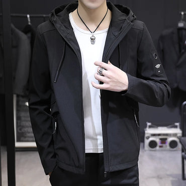 Outdoor Camping Sports Men's Jackets Waterproof Military Hooded Jacket Windbreaker Coat Clothing Overcoat Soft and Fashionable