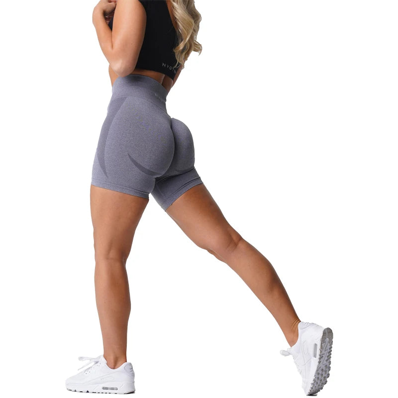 NVGTN Seamless Shorts for Women Push Up Booty Workout Shorts Fitness Sports Short Gym Clothing Yoga Shorts