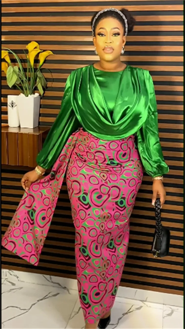 MD Plus Size African Elegant Party Dresses for Women 2023 New Fashion –  Mega Mart Center