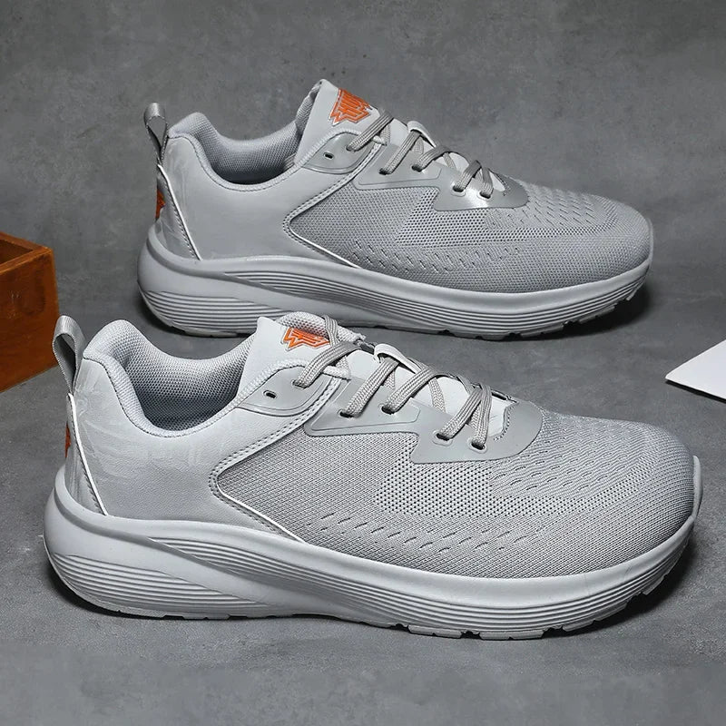 Shoes for Men Breathable Wear Resistant Athletic Training Sneakers White Sports Shoes Tennis Men's Running Walking Travel Shoes