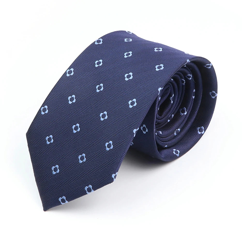 New Design Dot Wedding Men Tie Grey Blue Striped Paisley Flower Necktie Men Business Dropshipping Groom Collar Accessories Gift