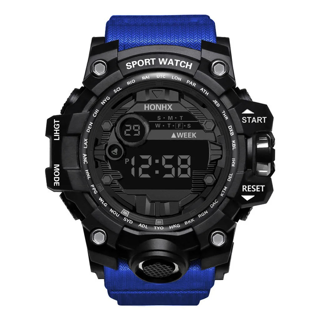 New Multifunctional Electronic Watch for Men Casual Simple Sports Mens Watches Fashionable Wristwatch Accessories