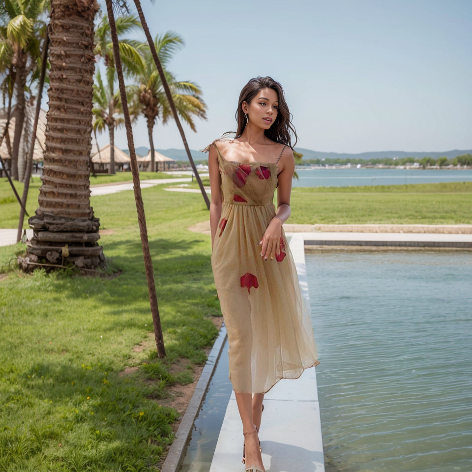 Chic Summer Retro Mesh Beach Vest Dress – Mega Mart Center