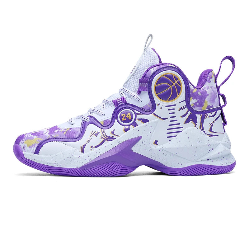 Unisex Basketball Shoes Anti Slip Cushioning Rebound Outdoor Sports 2025 New Field Training Basketball Boots for Men Women