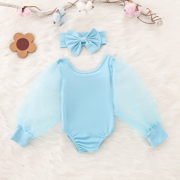 Autumn Newborn Infant Girl Clothes Fashion Lovely Long Sleeve Bodysuit