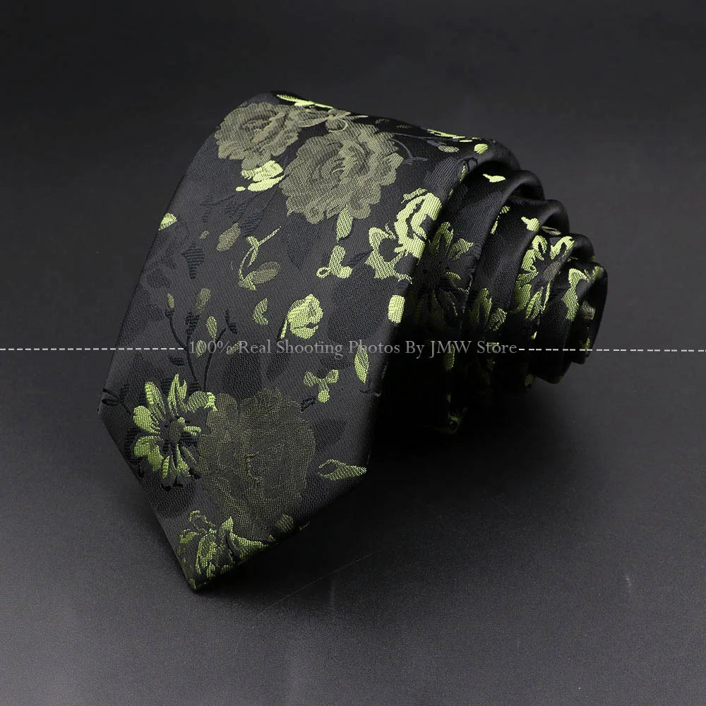 New Design Wedding Men Tie Wave Floral Fireworks MeteorFlower Neckties Men Business Dropshipping Groom Collar Accessories Gift