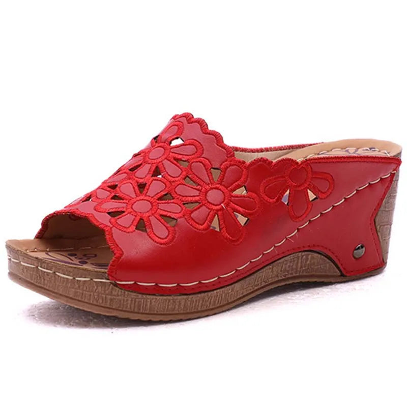 Sandals Shoes Women Summer Comfortable Women Shoe Slides Shoes Woman Wedge Walking Shoes Party Female Footwear Slippers Woman