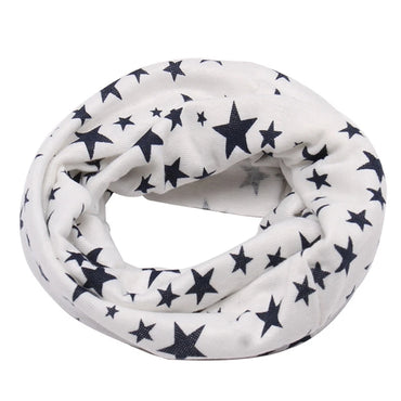 Winter Spring  Kids Scarf Baby Clothing Accessory Scarf Boys Girls Neck Collar Outdoor Snood Children Cotton Scarf Cute Stars