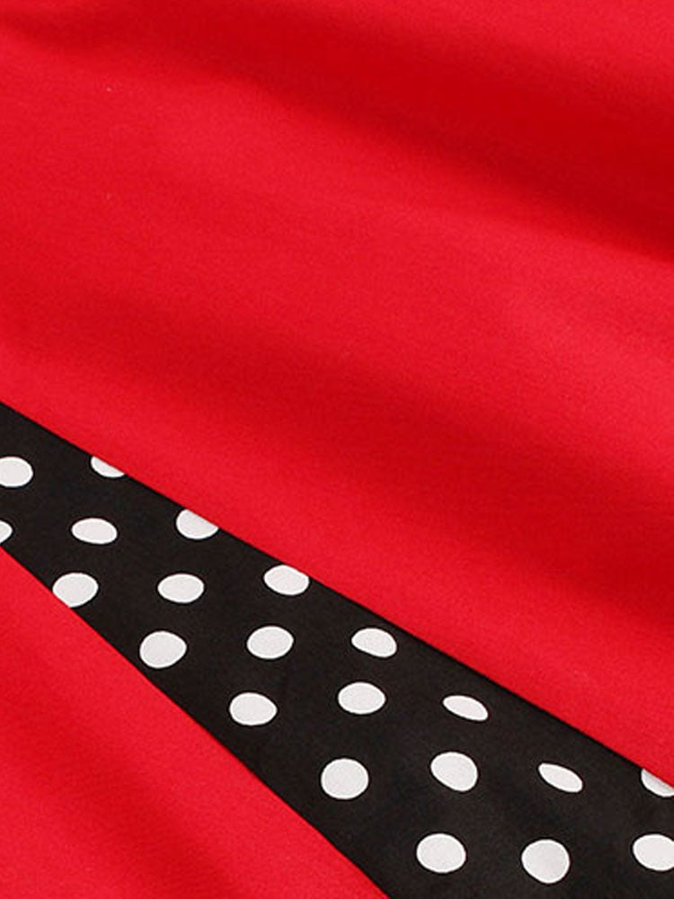 S-4XL Women Robe Retro Vintage Dress 50s 60s Rockabilly Dot Swing Pin Up Summer Party Dresses Elegant Tunic Vestidos Casual