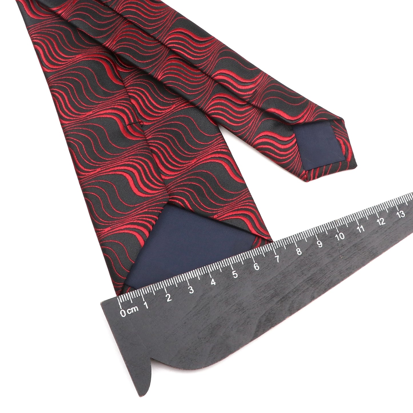 Novelty Men's Tie Floral Rose Constellation Designed Wave Lines Pattern Red Blue Green Neckties Fit Party Dinner Wedding Cravat
