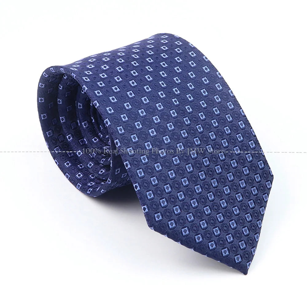 New Design Dot Wedding Men Tie Grey Blue Striped Paisley Flower Necktie Men Business Dropshipping Groom Collar Accessories Gift