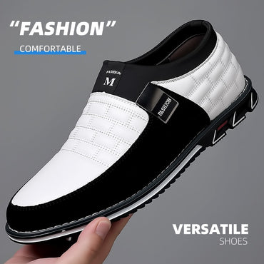 Men Business Shoes Slip on Party Men Shoes Comfortable PU Leather Shoes for Man Wedding Dress Shoes for Male Zapatos Hombre