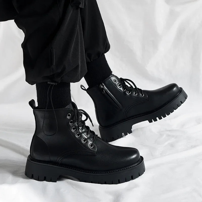 Tactical Boots Men Man Shoes Work and Safety Shoes Dress Booty Man High Heel Ankle Boots Mens Shoe Casual Sneakers Men's Boots
