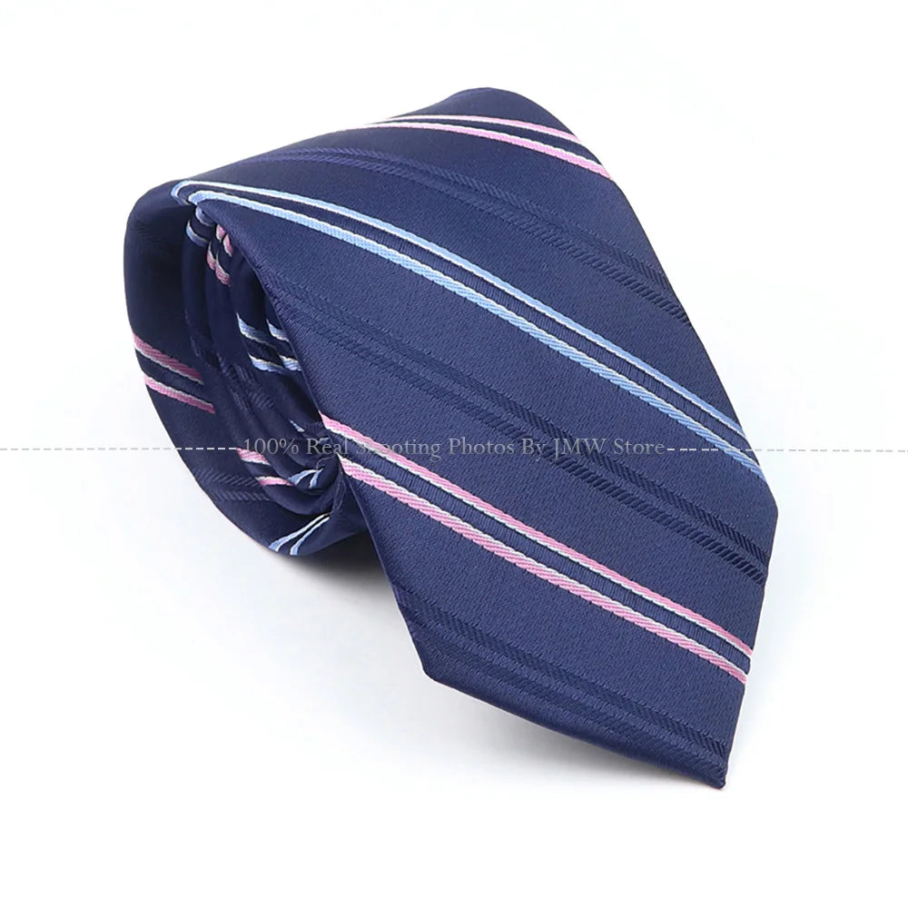 New Design Dot Wedding Men Tie Grey Blue Striped Paisley Flower Necktie Men Business Dropshipping Groom Collar Accessories Gift