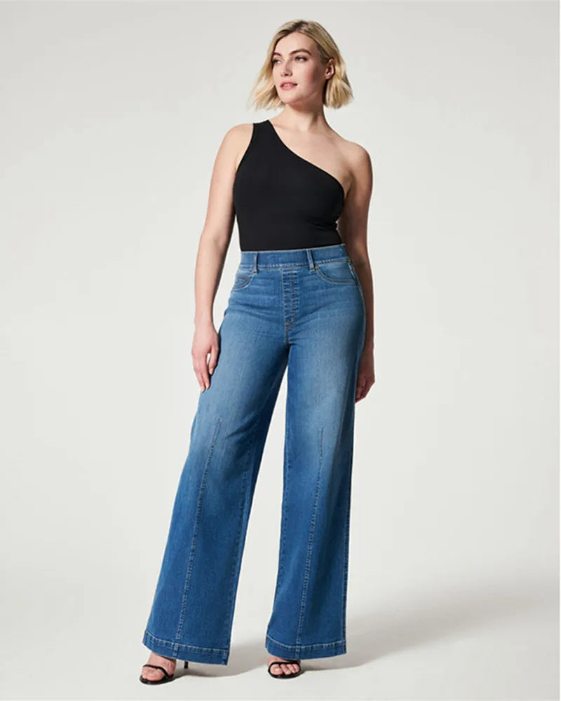Ripped jeans High Waist Hole Women Trousers Club Outfits 2023 Street trendy feet pants light-colored Sexy Hollow out denim Pant