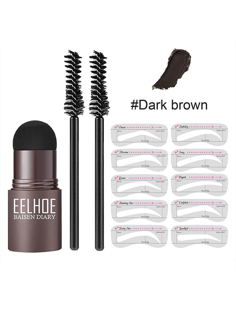 VIP 2023 Professional One Step Eyebrow Stamp Shaping Set Enhancer Waterproof Makeup Beauty Products For Women Eye Brow Templates