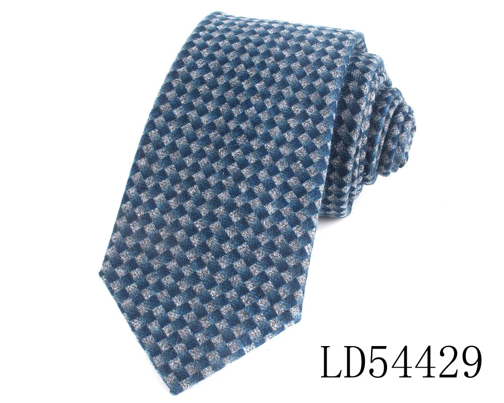 New Cotton Ties Casual Skinny Necktie For Party Boys Girls Plaid Neck Tie Wedding Necktie For Groom Neck Wear For Men Gravata