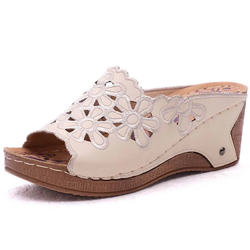 Sandals Shoes Women Summer Comfortable Women Shoe Slides Shoes Woman Wedge Walking Shoes Party Female Footwear Slippers Woman