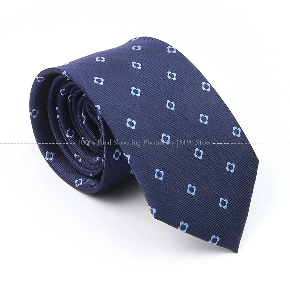 New Design Dot Wedding Men Tie Grey Blue Striped Paisley Flower Necktie Men Business Dropshipping Groom Collar Accessories Gift
